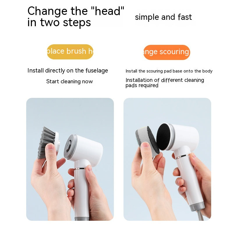 SparkClean Pro: Multifunctional Electric Dish Brush